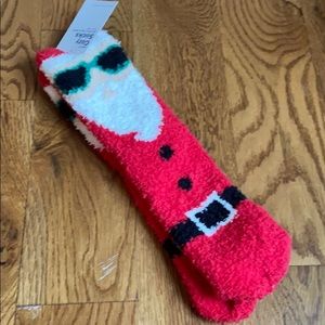 3 for $15 Santa red cozy socks